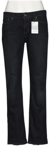 Damen Jeans, marineblau, Gr. W30 L30, Elasthan, Baumwolle, Leder, Synthetik - Second Hand - Levis - Modalova