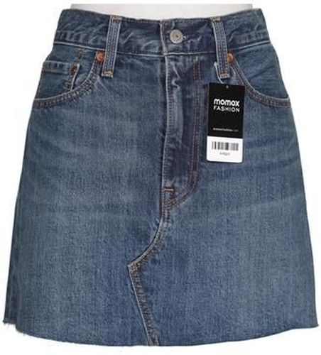 Damen Rock, blau, Gr. W27, Baumwolle - Second Hand - Levis - Modalova