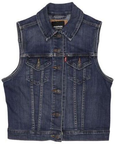 Damen Weste, blau, Gr. XS, Elasthan, Baumwolle, Synthetik - Second Hand - Levis - Modalova
