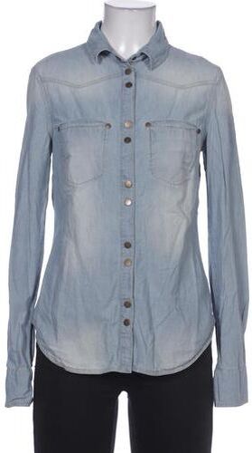 Damen Bluse, blau, Gr. S - Second Hand - Mango - Modalova