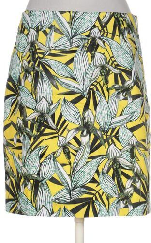 Damen Rock, gelb, Gr. EU 36, Elasthan, Baumwolle, Synthetik - Second Hand - manguun - Modalova