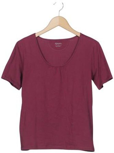 Damen T-Shirt, bordeaux, Gr. EU 42, Elasthan, Baumwolle - Second Hand - Maas - Modalova