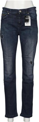 Damen Jeans, marineblau, Gr. EU 38, Elasthan, Baumwolle, Synthetik, Lyocell - Second Hand - Mac - Modalova