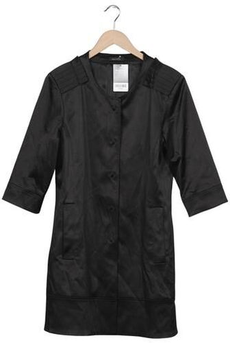 Damen Mantel, schwarz, Gr. EU 42, Elasthan, Baumwolle, Synthetik - Second Hand - Mariposa - Modalova