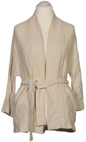 Damen Strickjacke, beige, Gr. M, Leinen, Viskose - Second Hand - Massimo Dutti - Modalova