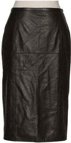 Damen Rock, schwarz, Gr. EU 38, Leder, Viskose - Second Hand - Maze - Modalova