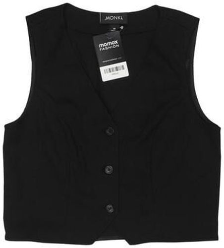 Damen Weste, schwarz, Gr. EU 36, Elasthan, Synthetik, Viskose - Second Hand - Monki - Modalova