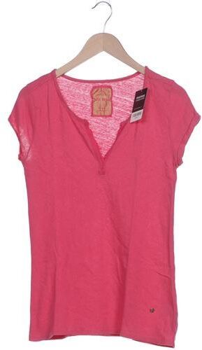 Damen T-Shirt, pink, Gr. M, Baumwolle, Leinen - Second Hand - Mos mosh - Modalova