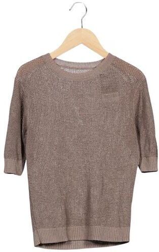 Damen Pullover, beige, Gr. S, Baumwolle, Leinen, Synthetik - Second Hand - Muji - Modalova