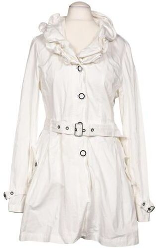 Damen Mantel, weiß, Gr. M, Baumwolle - Second Hand - Mymo - Modalova