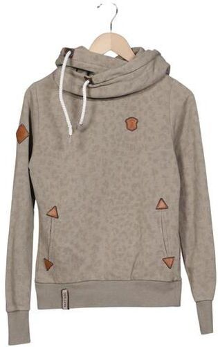 Damen Kapuzenpullover, grün, Gr. S, Baumwolle, Synthetik - Second Hand - Naketano - Modalova