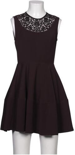 Damen Kleid, bordeaux, Gr. EU 38, Seide, Synthetik - Second Hand - needle thread - Modalova