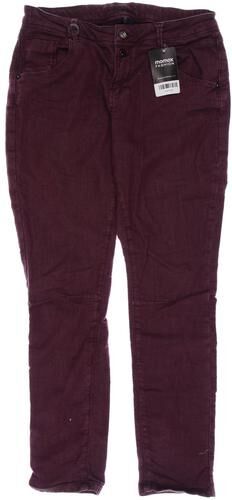 Damen Jeans, bordeaux, Gr. EU 38, Elasthan, Baumwolle, Leder, Synthetik - Second Hand - Only - Modalova