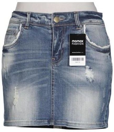 Damen Rock, blau, Gr. W28, Elasthan, Baumwolle - Second Hand - Only - Modalova