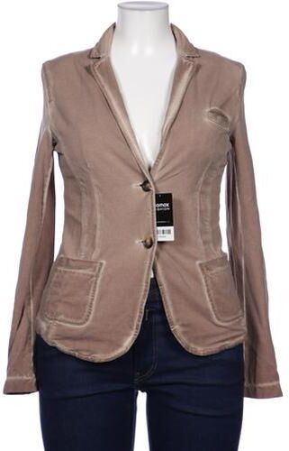 Damen Blazer, beige, Gr. EU 38, Elasthan, Baumwolle, Synthetik - Second Hand - Opus - Modalova