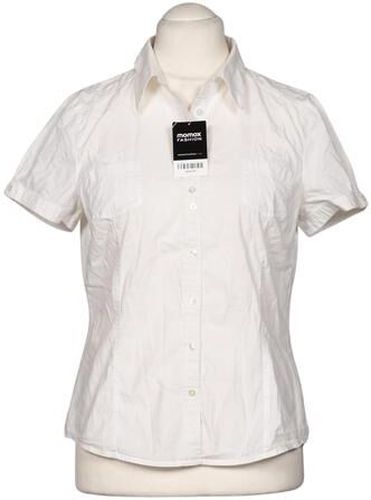 Damen Bluse, weiß, Gr. EU 42, Elasthan, Baumwolle - Second Hand - Opus - Modalova