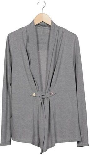 Damen Strickjacke, grau, Gr. EU 44, Elasthan, Synthetik, Viskose - Second Hand - Opus - Modalova