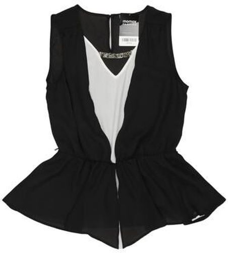 Damen Top, schwarz, Gr. EU 34, Synthetik - Second Hand - Orsay - Modalova