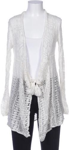 Damen Strickjacke, weiß, Gr. S, Alpaka, Baumwolle - Second Hand - Peruvian Connection - Modalova