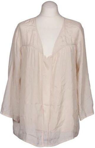 Damen Bluse, cremeweiß, Gr. S, Seide, Viskose - Second Hand - Please - Modalova