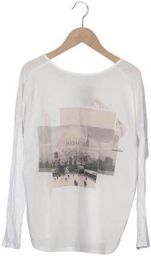 Damen Langarmshirt, weiß, Gr. M - Second Hand - Promod - Modalova