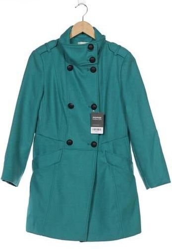 Damen Mantel, türkis, Gr. EU 40, Elasthan, Synthetik, Viskose - Second Hand - Promod - Modalova