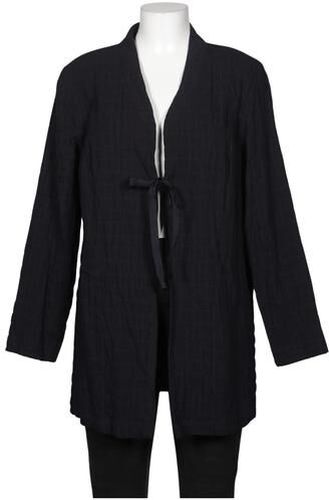 By Ulla Popken Damen Blazer, marineblau, Gr. EU 42, Elasthan, Baumwolle - Second Hand - Pure - Modalova