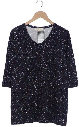 By Ulla Popken Damen Langarmshirt, marineblau, Gr. EU 46, Baumwolle - Second Hand - Pure - Modalova