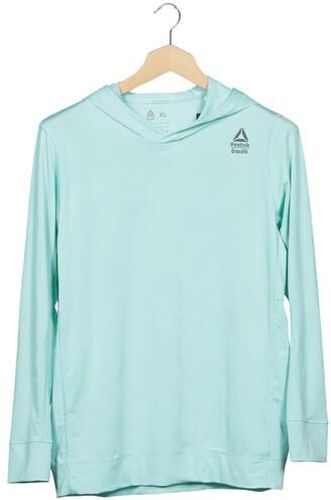 Damen Kapuzenpullover, hellblau, Gr. XL, Elasthan, Synthetik - Second Hand - Reebok - Modalova