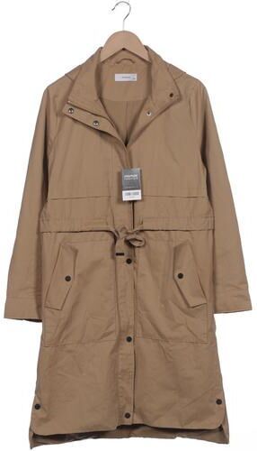 Damen Mantel, beige, Gr. EU 36, Baumwolle, Synthetik - Second Hand - Reserved - Modalova