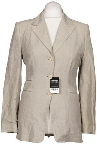 Damen Blazer, grau, Gr. EU 42, Leinen, Synthetik, Viskose - Second Hand - Riani - Modalova