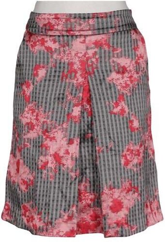 Damen Rock, grau, Gr. EU 38, Seide, Synthetik - Second Hand - Riani - Modalova