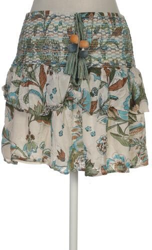 Damen Rock, beige, Gr. EU 38, Synthetik, Viskose - Second Hand - River Island - Modalova