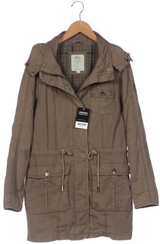 Damen Mantel, grün, Gr. EU 36, Baumwolle, Synthetik - Second Hand - S. Oliver - Modalova