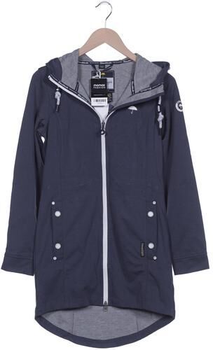Damen Mantel, marineblau, Gr. XS, Synthetik, Viskose - Second Hand - Schmuddelwedda - Modalova