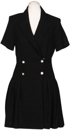 Damen Kleid, schwarz, Gr. EU 34, Baumwolle, Synthetik, Viskose - Second Hand - Sandro - Modalova