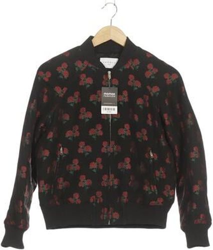 Damen Jacke, schwarz, Gr. EU 38 ( 2), Elasthan, Synthetik, Viskose - Second Hand - Sandro - Modalova