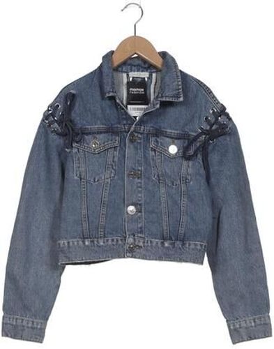 Damen Jacke, blau, Gr. EU 38, Baumwolle, Synthetik - Second Hand - Sandro - Modalova