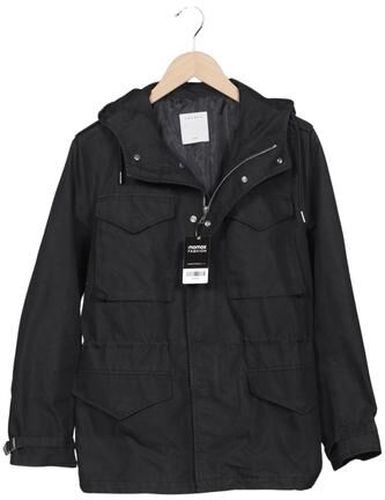 Damen Mantel, schwarz, Gr. XS, Baumwolle, Synthetik - Second Hand - Sandro - Modalova