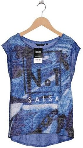 Damen T-Shirt, blau, Gr. M - Second Hand - Salsa - Modalova