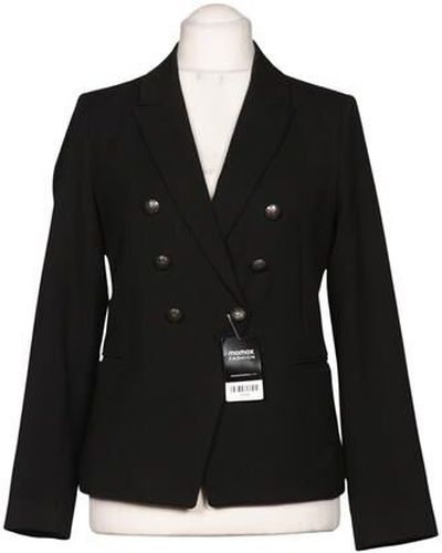 Damen Blazer, schwarz, Gr. EU 40, Elasthan, Synthetik, Viskose - Second Hand - SET - Modalova