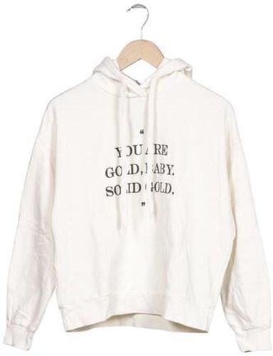 Damen Kapuzenpullover, cremeweiß, Gr. EU 36, Baumwolle, Synthetik - Second Hand - SET - Modalova