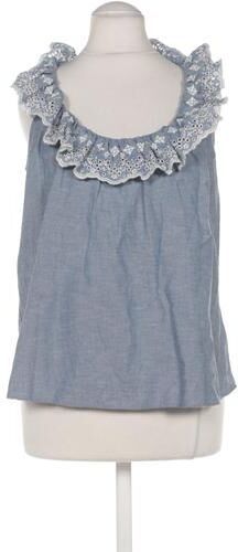 Sezane Damen Bluse, blau, Gr. EU 32 (F 34), Baumwolle, Leinen, Lyocell - Second Hand - Sézane - Modalova