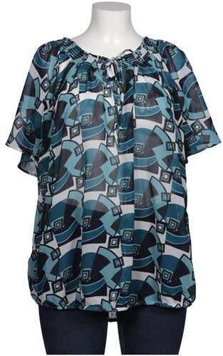 Damen Bluse, türkis, Gr. EU 52, Synthetik - Second Hand - Sheego - Modalova