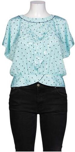 Damen Bluse, hellblau, Gr. EU 44, Synthetik - Second Hand - Sommermann - Modalova