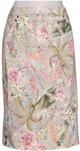 Damen Rock, mehrfarbig, Gr. EU 40, Elasthan, Baumwolle, Synthetik, Viskose - Second Hand - Sommermann - Modalova