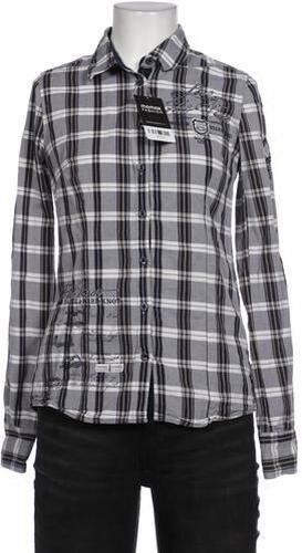 Damen Bluse, grau, Gr. EU 34, Baumwolle - Second Hand - Soccx - Modalova