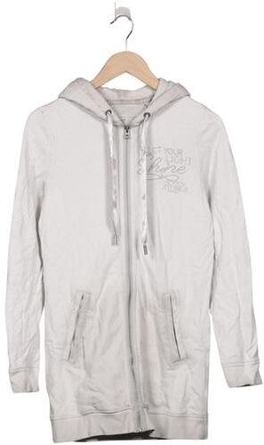 Damen Kapuzenpullover, cremeweiß, Gr. EU 36, Baumwolle - Second Hand - Soccx - Modalova