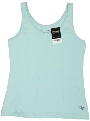Damen Top, hellblau, Gr. EU 38, Elasthan, Baumwolle - Second Hand - Soccx - Modalova