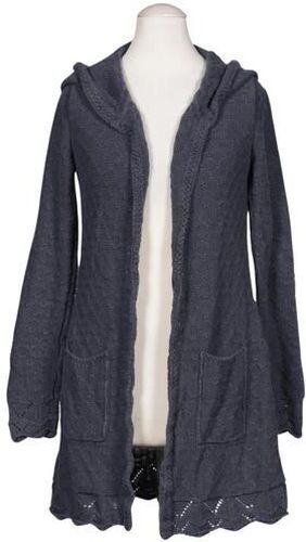 Damen Strickjacke, blau, Gr. XS, Baumwolle, Leinen - Second Hand - Sorgenfri Sylt - Modalova